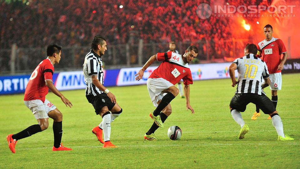 Juventus mengunjungi Indonesia pada Agustus 2014, Dalam laga persahabatan melawan Indonesia Selection, Juventus menang 8-1